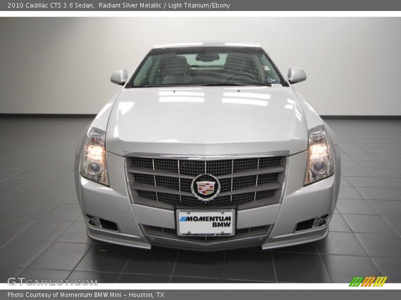 Radiant Silver Metallic / Light Titanium/Ebony 2010 Cadillac CTS 3.6 Sedan