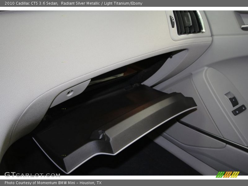 Radiant Silver Metallic / Light Titanium/Ebony 2010 Cadillac CTS 3.6 Sedan