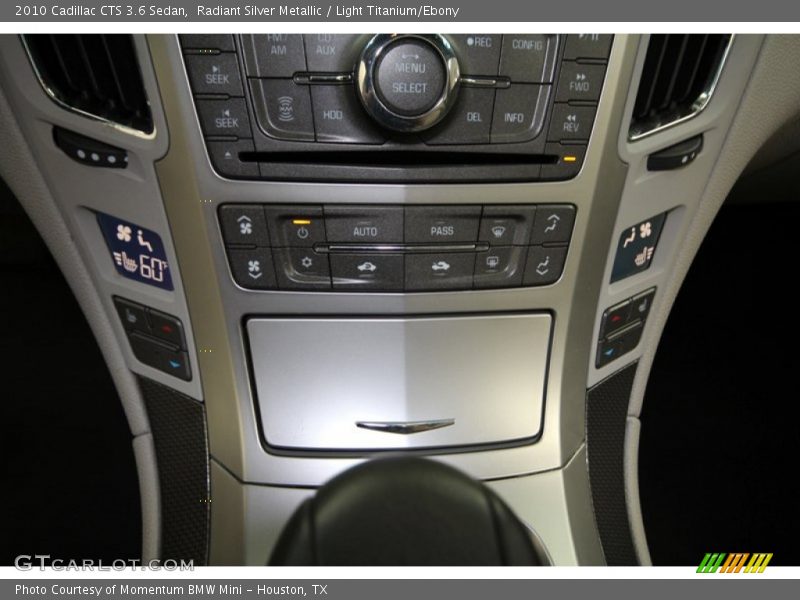 Radiant Silver Metallic / Light Titanium/Ebony 2010 Cadillac CTS 3.6 Sedan
