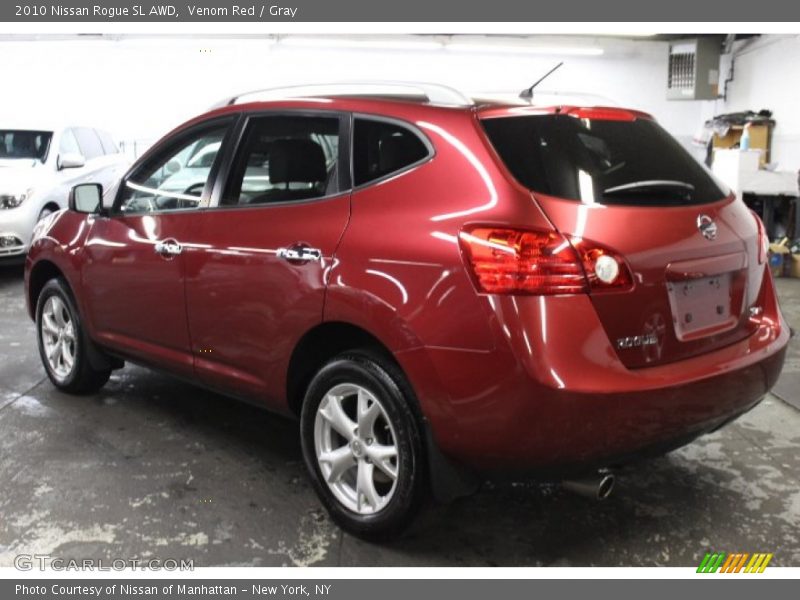 Venom Red / Gray 2010 Nissan Rogue SL AWD