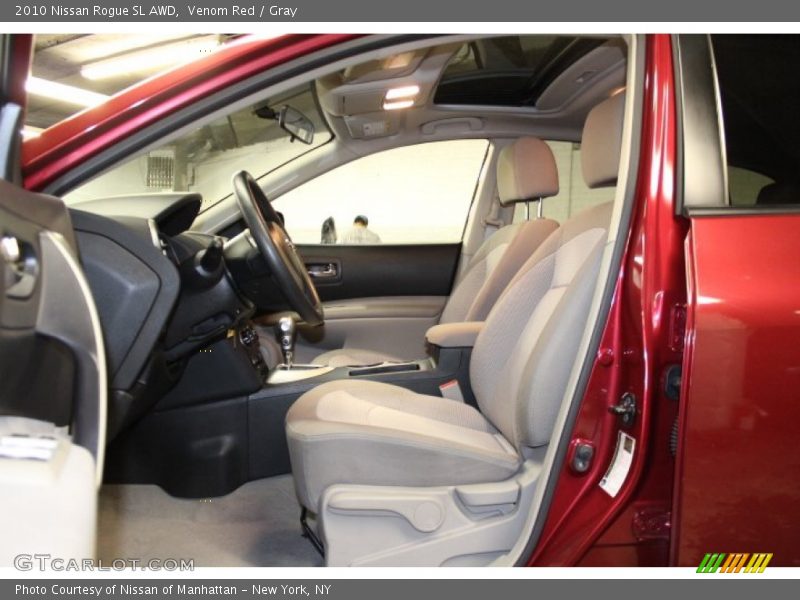 Venom Red / Gray 2010 Nissan Rogue SL AWD