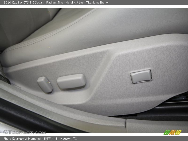 Radiant Silver Metallic / Light Titanium/Ebony 2010 Cadillac CTS 3.6 Sedan