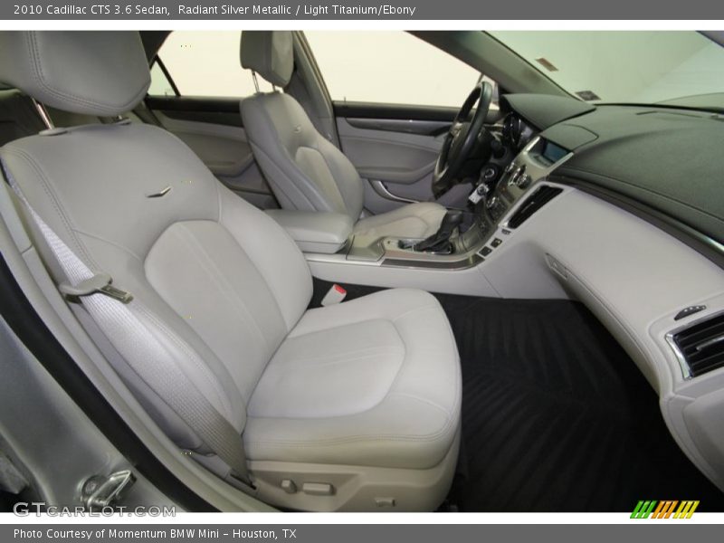 Radiant Silver Metallic / Light Titanium/Ebony 2010 Cadillac CTS 3.6 Sedan