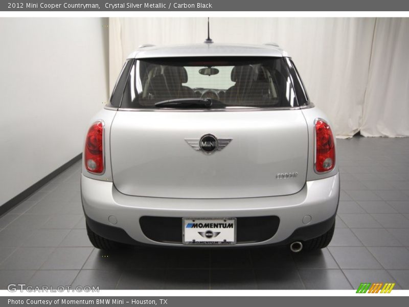 Crystal Silver Metallic / Carbon Black 2012 Mini Cooper Countryman