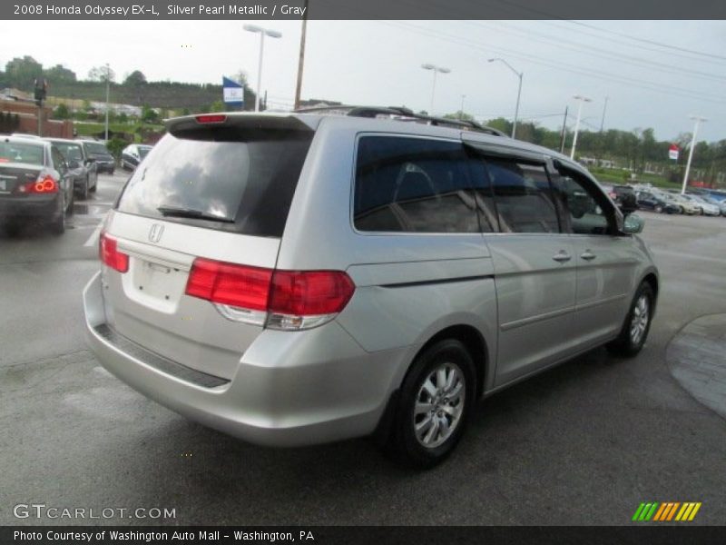 Silver Pearl Metallic / Gray 2008 Honda Odyssey EX-L