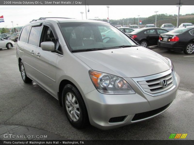 Silver Pearl Metallic / Gray 2008 Honda Odyssey EX-L