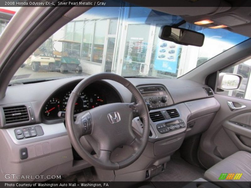 Silver Pearl Metallic / Gray 2008 Honda Odyssey EX-L