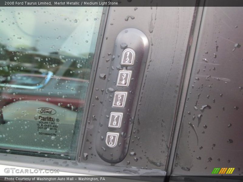 Merlot Metallic / Medium Light Stone 2008 Ford Taurus Limited