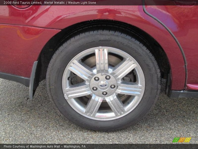 Merlot Metallic / Medium Light Stone 2008 Ford Taurus Limited