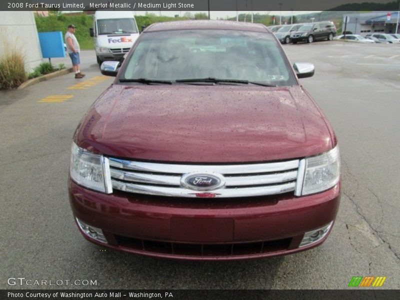 Merlot Metallic / Medium Light Stone 2008 Ford Taurus Limited