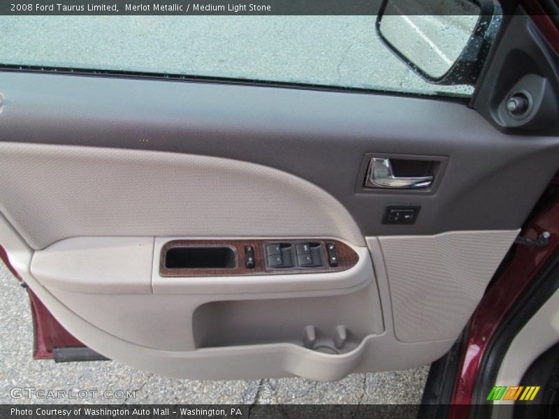Merlot Metallic / Medium Light Stone 2008 Ford Taurus Limited