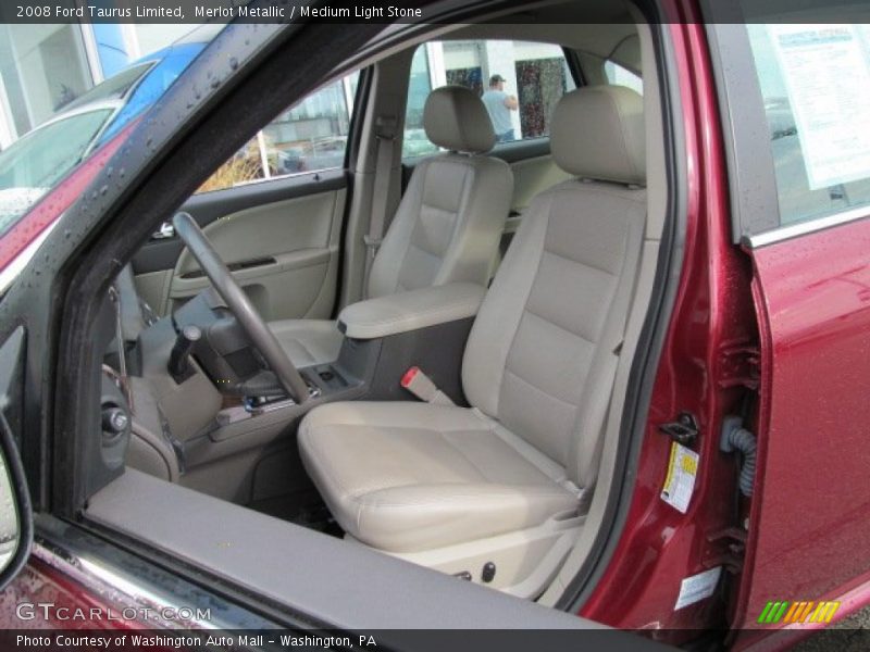 Merlot Metallic / Medium Light Stone 2008 Ford Taurus Limited