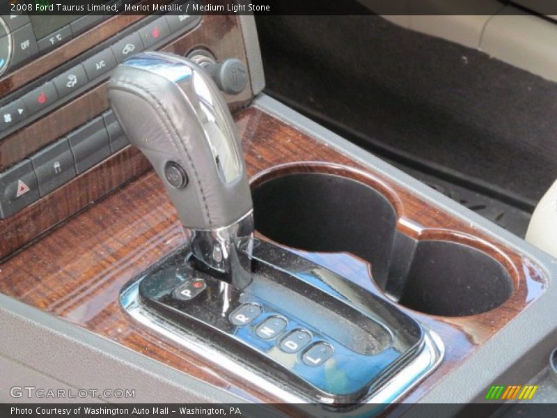 Merlot Metallic / Medium Light Stone 2008 Ford Taurus Limited