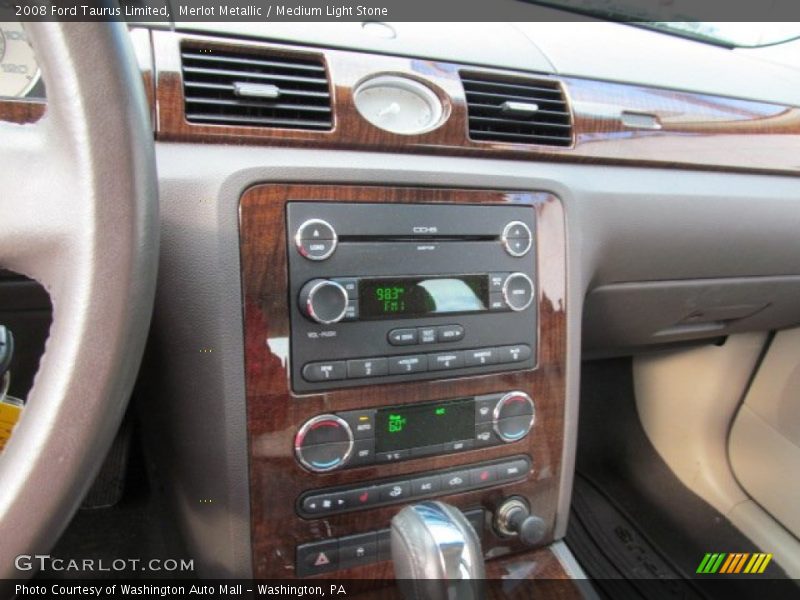 Merlot Metallic / Medium Light Stone 2008 Ford Taurus Limited