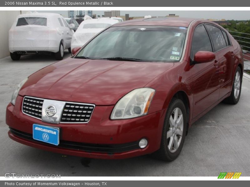 Red Opulence Metallic / Black 2006 Nissan Maxima 3.5 SL