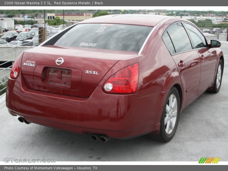 Red Opulence Metallic / Black 2006 Nissan Maxima 3.5 SL