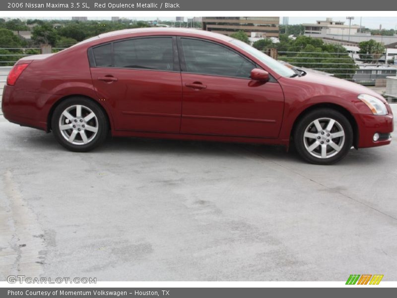 Red Opulence Metallic / Black 2006 Nissan Maxima 3.5 SL