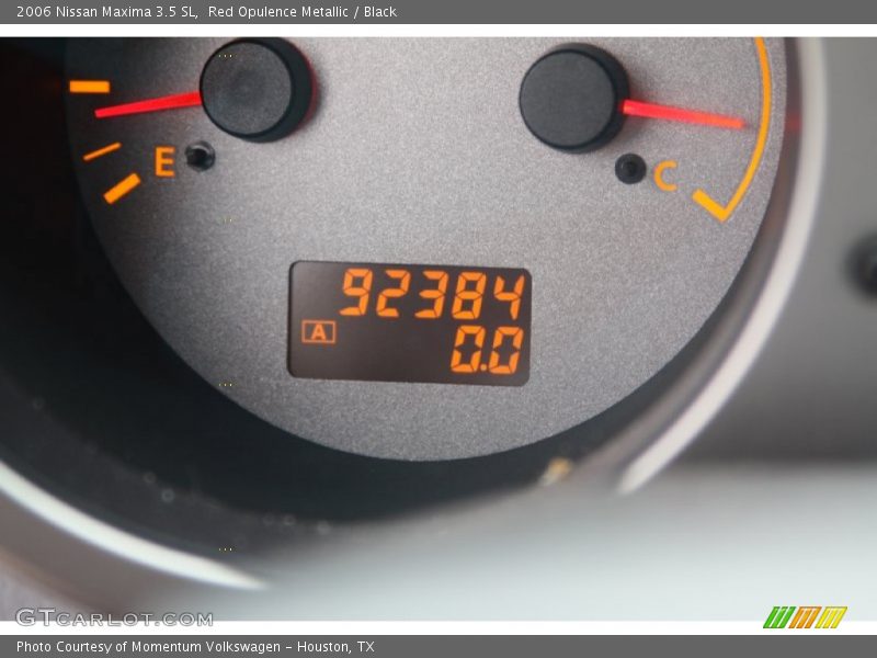 Red Opulence Metallic / Black 2006 Nissan Maxima 3.5 SL