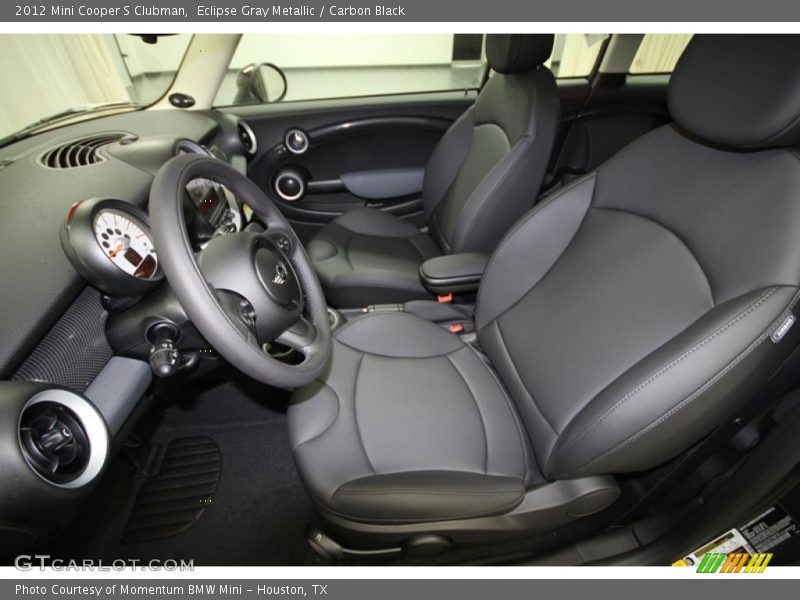 Eclipse Gray Metallic / Carbon Black 2012 Mini Cooper S Clubman