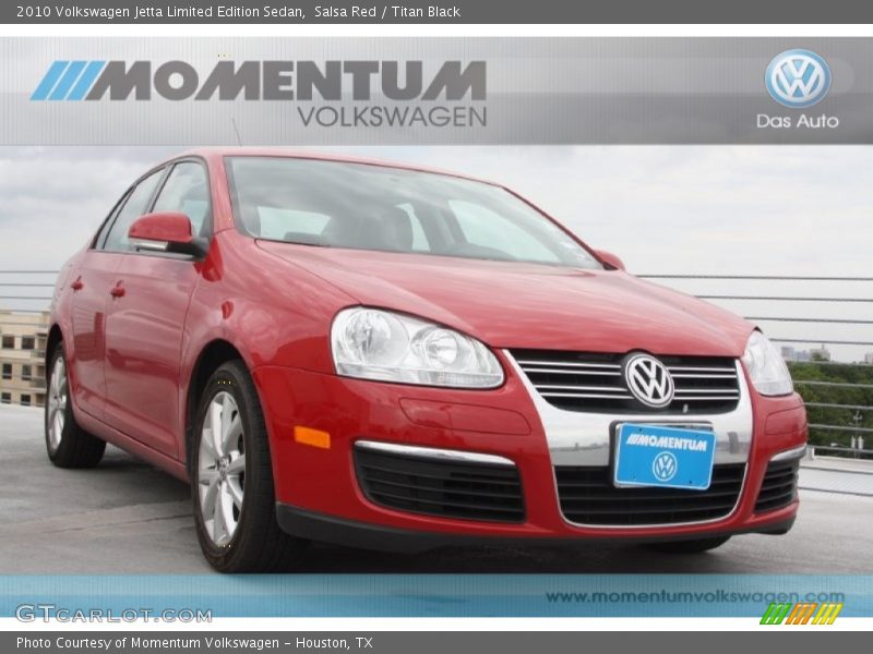 Salsa Red / Titan Black 2010 Volkswagen Jetta Limited Edition Sedan