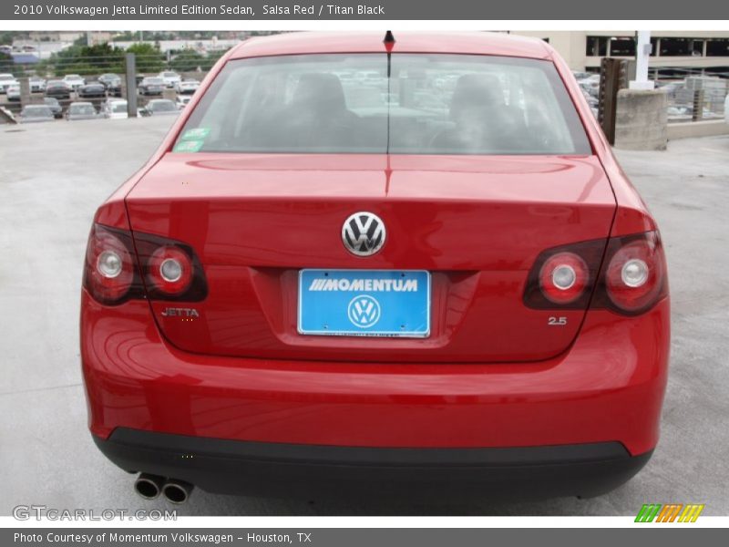 Salsa Red / Titan Black 2010 Volkswagen Jetta Limited Edition Sedan