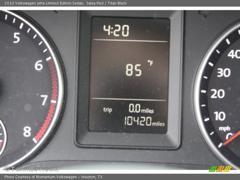 Salsa Red / Titan Black 2010 Volkswagen Jetta Limited Edition Sedan
