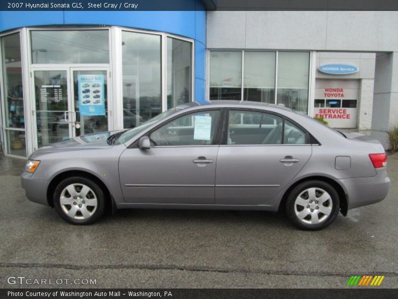 Steel Gray / Gray 2007 Hyundai Sonata GLS