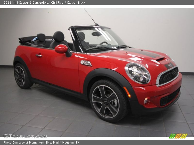 Chili Red / Carbon Black 2012 Mini Cooper S Convertible