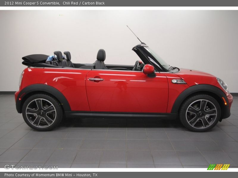 Chili Red / Carbon Black 2012 Mini Cooper S Convertible