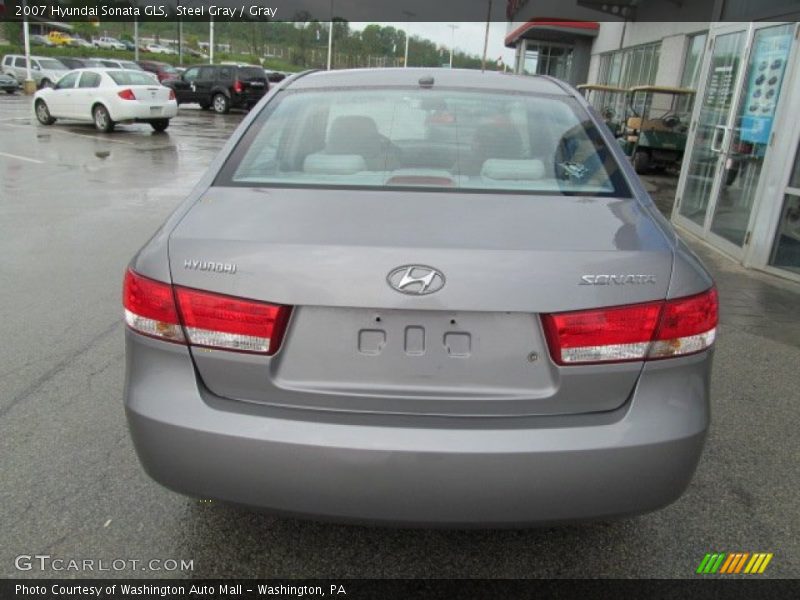 Steel Gray / Gray 2007 Hyundai Sonata GLS