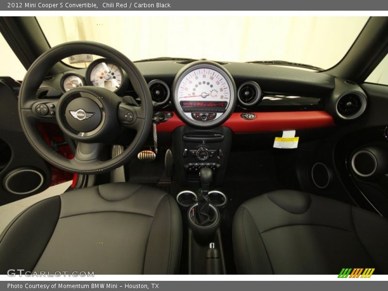 Chili Red / Carbon Black 2012 Mini Cooper S Convertible