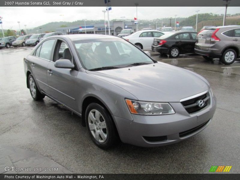 Steel Gray / Gray 2007 Hyundai Sonata GLS