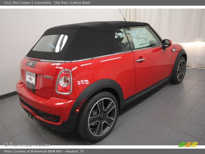 Chili Red / Carbon Black 2012 Mini Cooper S Convertible