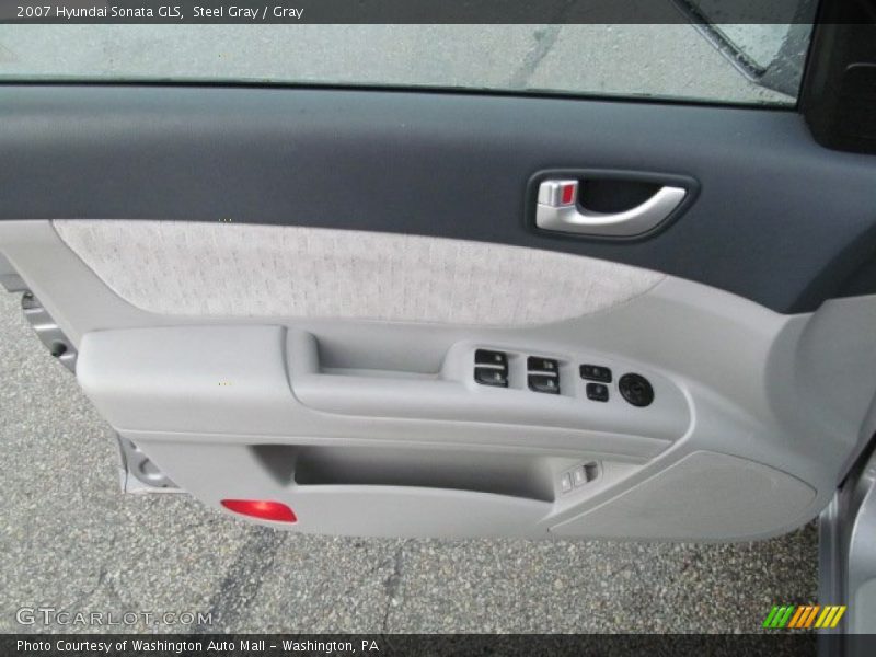 Steel Gray / Gray 2007 Hyundai Sonata GLS