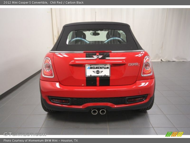 Chili Red / Carbon Black 2012 Mini Cooper S Convertible
