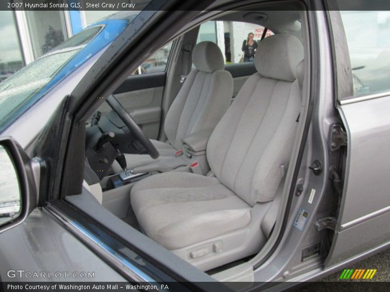 Steel Gray / Gray 2007 Hyundai Sonata GLS