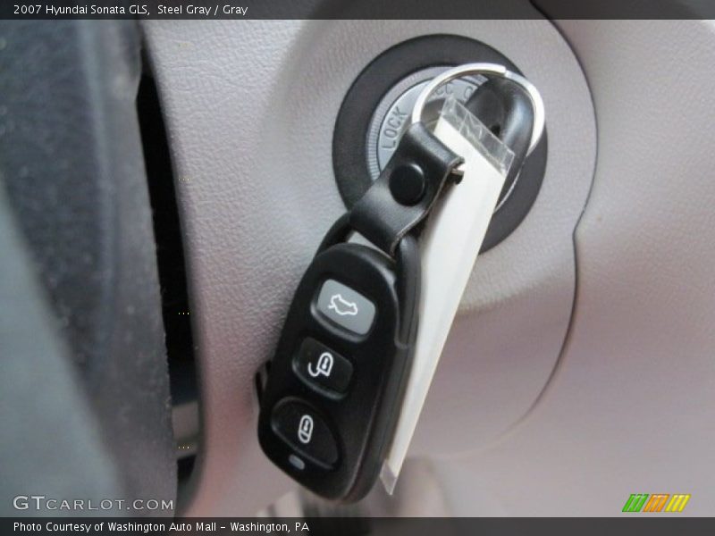 Steel Gray / Gray 2007 Hyundai Sonata GLS