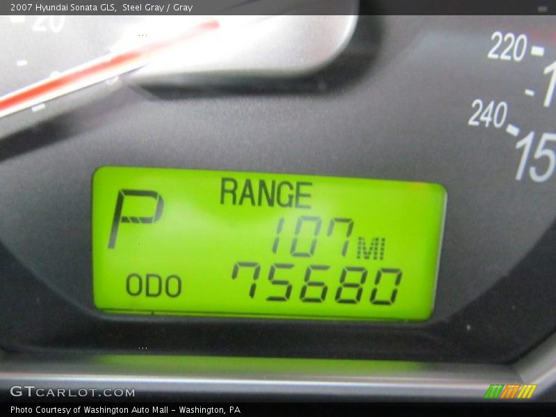 Steel Gray / Gray 2007 Hyundai Sonata GLS
