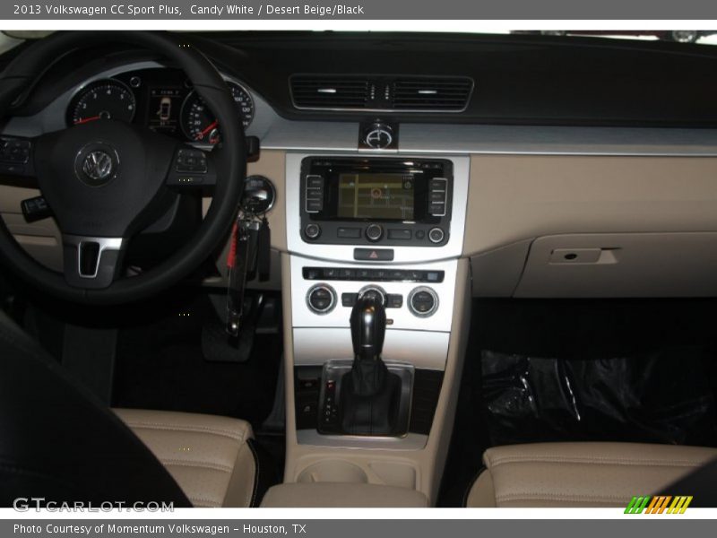 Candy White / Desert Beige/Black 2013 Volkswagen CC Sport Plus