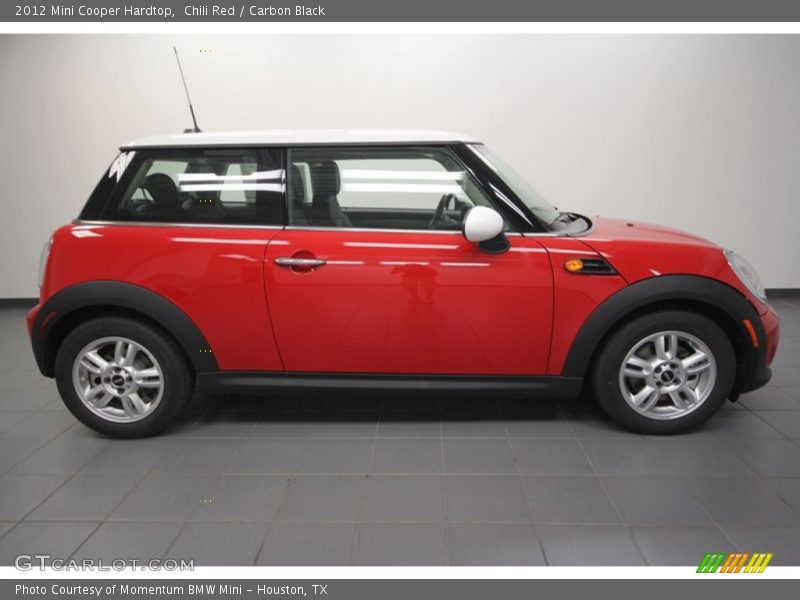 Chili Red / Carbon Black 2012 Mini Cooper Hardtop