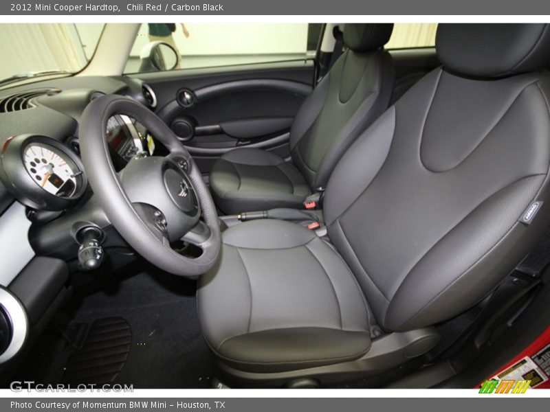Chili Red / Carbon Black 2012 Mini Cooper Hardtop