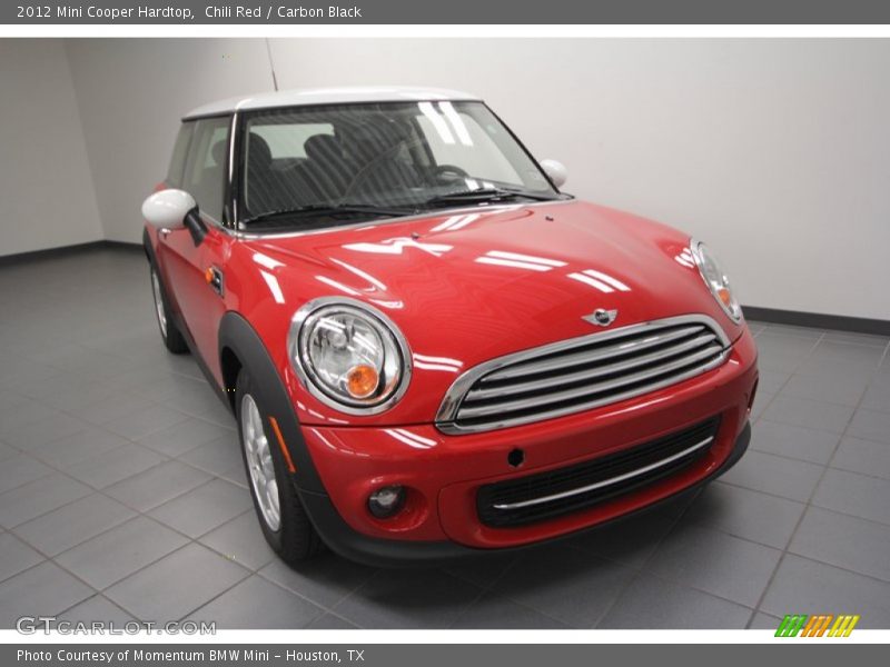 Chili Red / Carbon Black 2012 Mini Cooper Hardtop