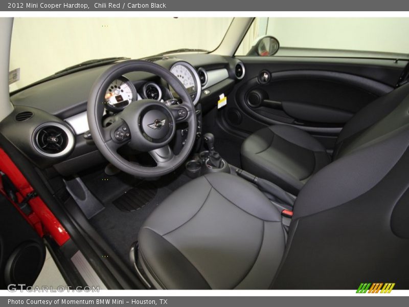 Chili Red / Carbon Black 2012 Mini Cooper Hardtop