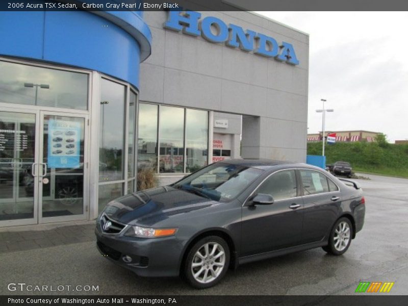 Carbon Gray Pearl / Ebony Black 2006 Acura TSX Sedan