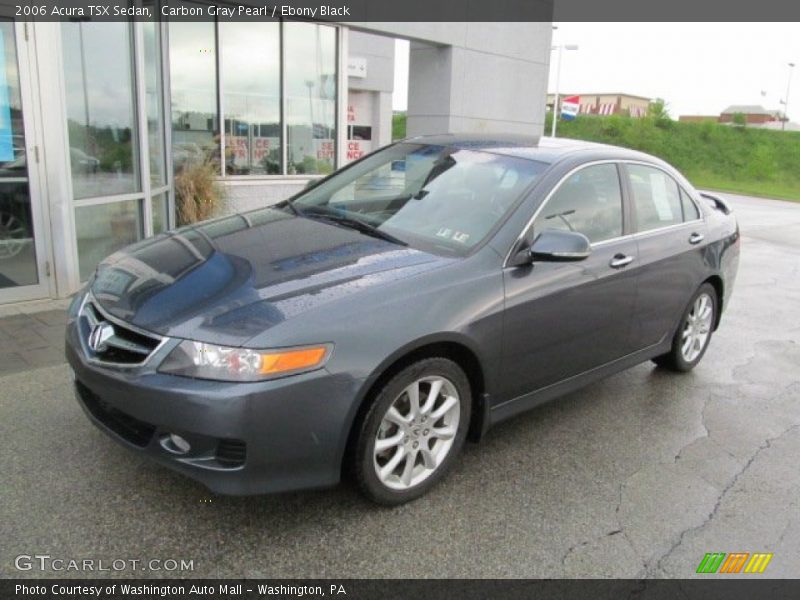 Carbon Gray Pearl / Ebony Black 2006 Acura TSX Sedan