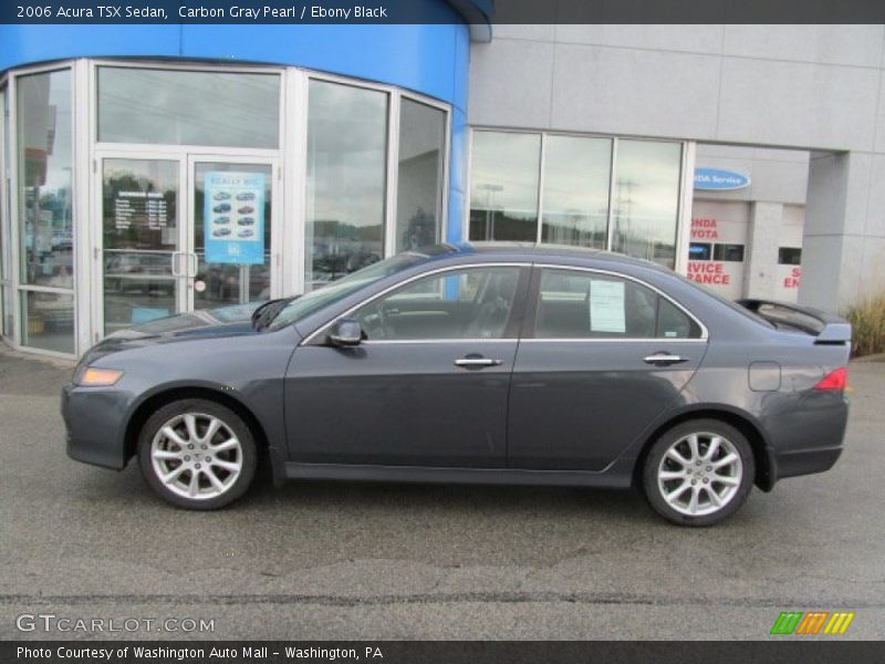 Carbon Gray Pearl / Ebony Black 2006 Acura TSX Sedan