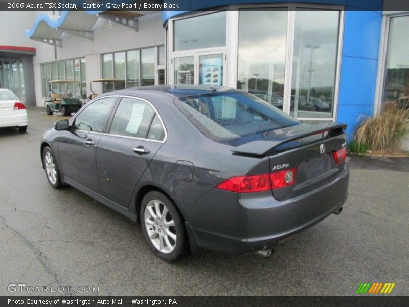 Carbon Gray Pearl / Ebony Black 2006 Acura TSX Sedan