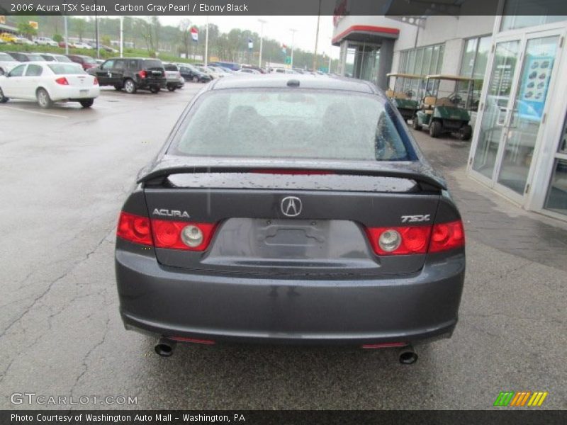 Carbon Gray Pearl / Ebony Black 2006 Acura TSX Sedan