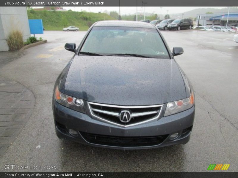 Carbon Gray Pearl / Ebony Black 2006 Acura TSX Sedan