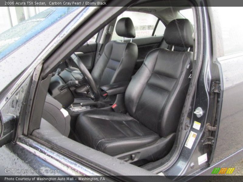 Carbon Gray Pearl / Ebony Black 2006 Acura TSX Sedan